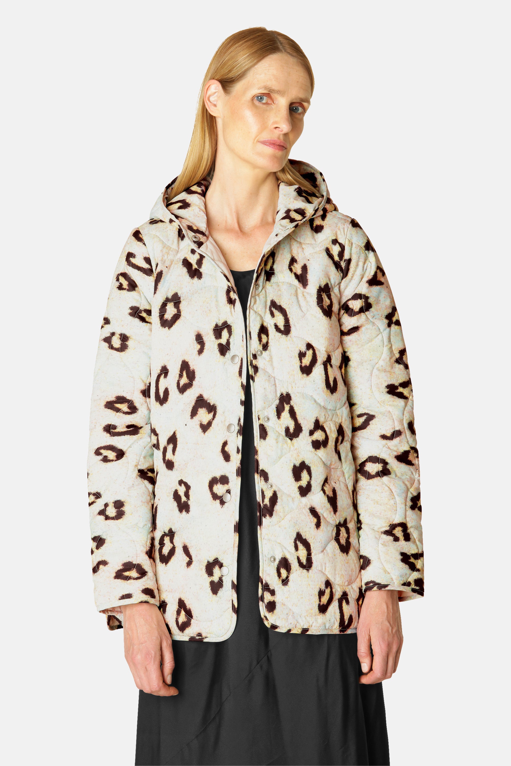 Ilse Jacobsen Hornbæk Outerwear Quilt jacket Jacket 760 Leopard